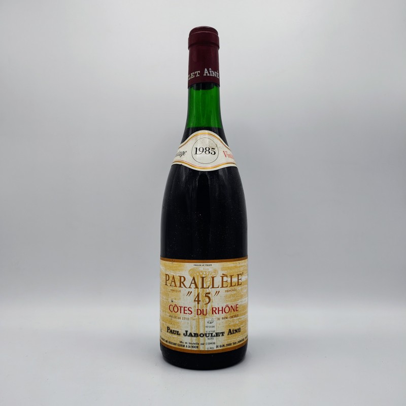 Paul Jaboulet Aîné 1985 - Côtes-du-Rhône - Parallèle 45 - 75cl. Paul Jaboulet Aîné 1985 - Côtes-du-Rhône - Parallèle 45 - 75cl.