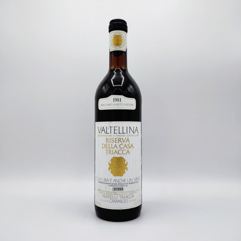 1981 Triacca Riserva - Valtellina - 75cl.