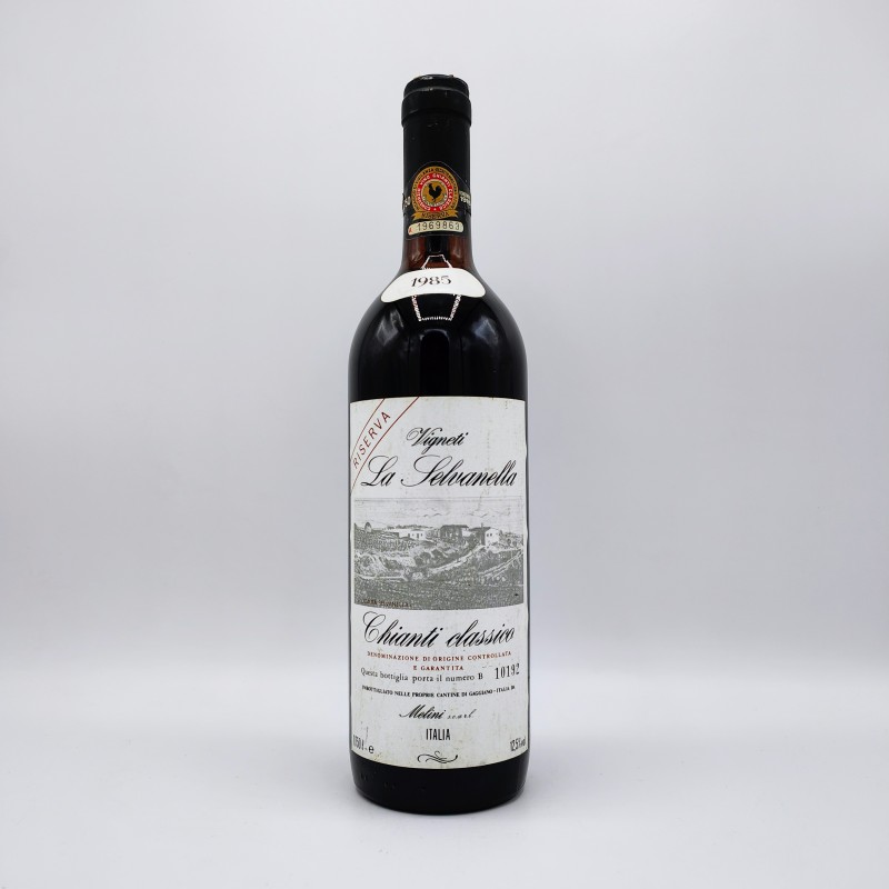 1985 Chianti Classico Riserva Melini La Selvanella - 75cl. 1985 Chianti Classico Riserva Melini La Selvanella - 75cl.