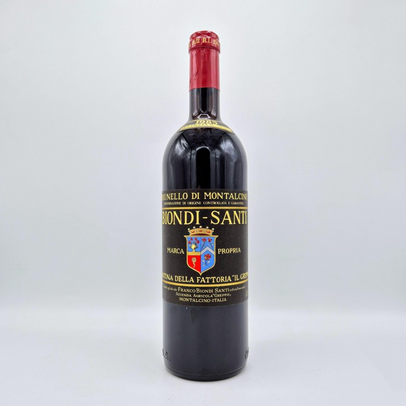 1985 Il Greppo Brunello di Montalcino - Biondi Santi - 75cl. 1985 Il Greppo Brunello di Montalcino - Biondi Santi - 75cl.