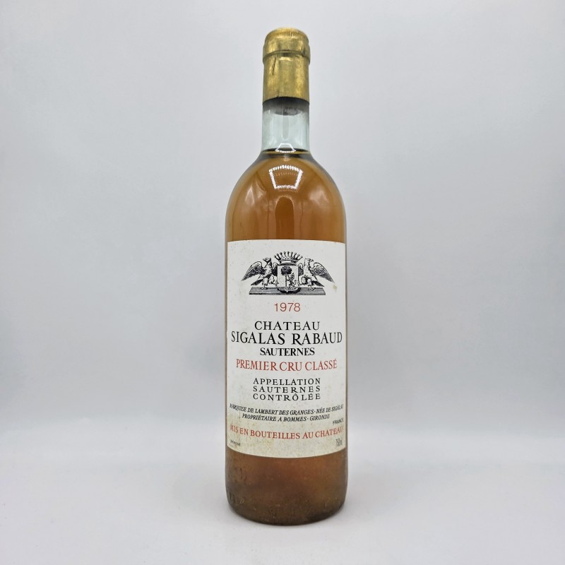 1978 Château Sigalas Rabaud - 75cl. 1978 Château Sigalas Rabaud - 75cl.