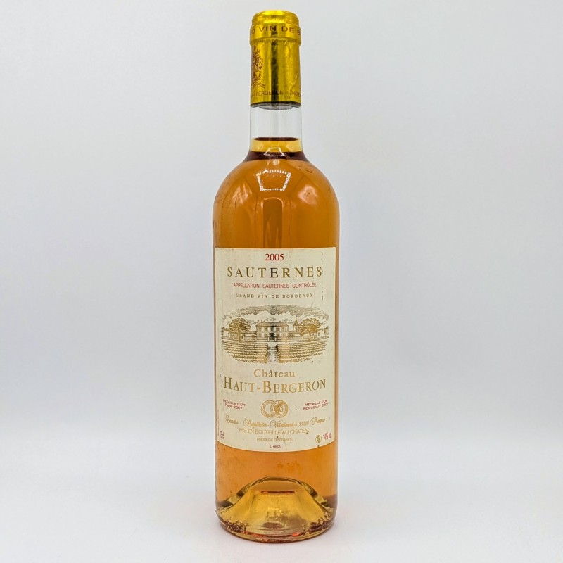 2005 Château Haut-Bergeron - 75cl. Sauternes.