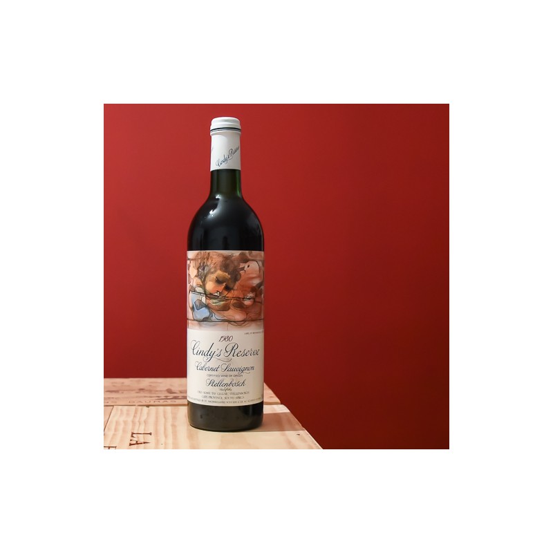 Cindy's Reserve 1980 - Afrique du Sud - Stellenbosch - Cabernet Sauvignon - 75cl.