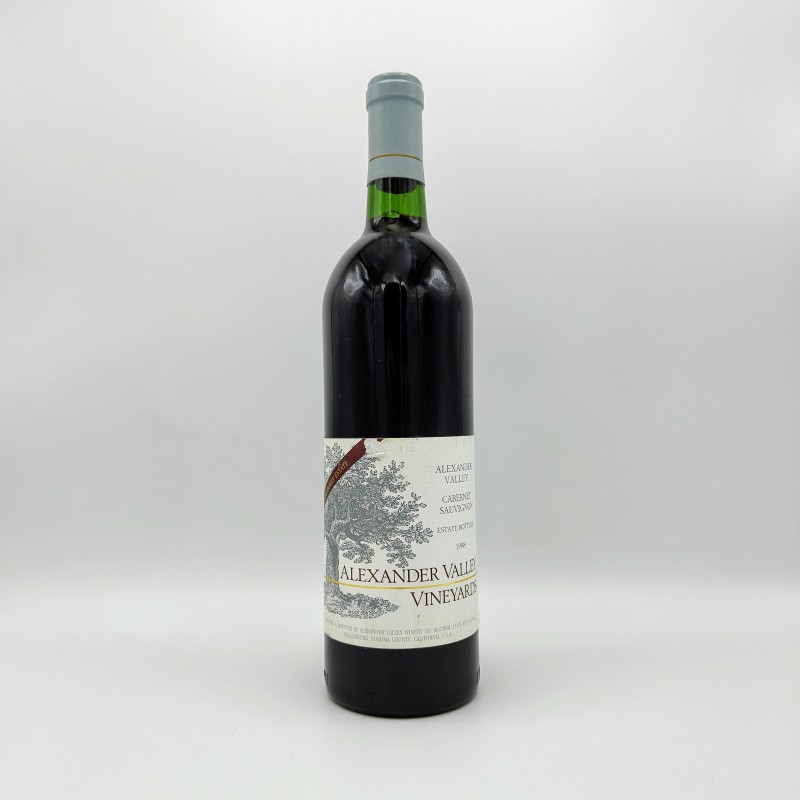 Californie - Alexander Valley Vineyards 1988 -  Cabernet Sauvignon - 75cl.